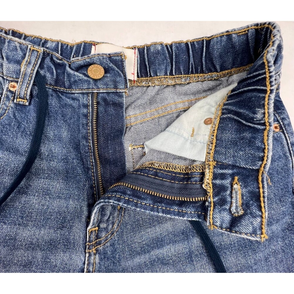 BDG Urban Outfitters Paperbag Waist Denim Shorts Womens S Blue High Rise Raw Hem - Picture 4 of 12